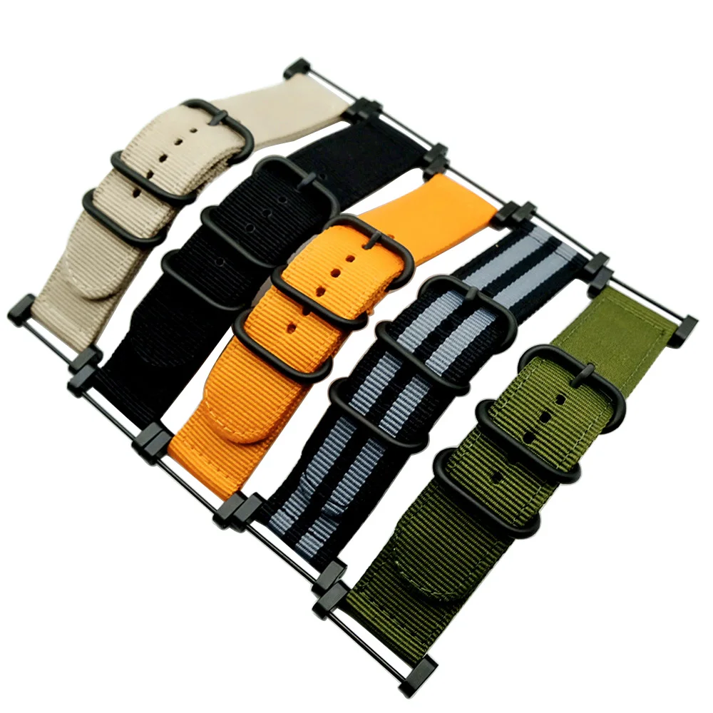 hot sale for Suunto Core Nylon Strap Band Kit w Lugs Adapters 24mm Watchbands nylon smart bracelet for men