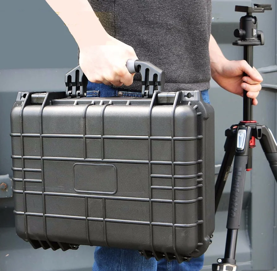 Outdoor Portable Waterproof Shockproof Hard Storage Case With Foam Insert