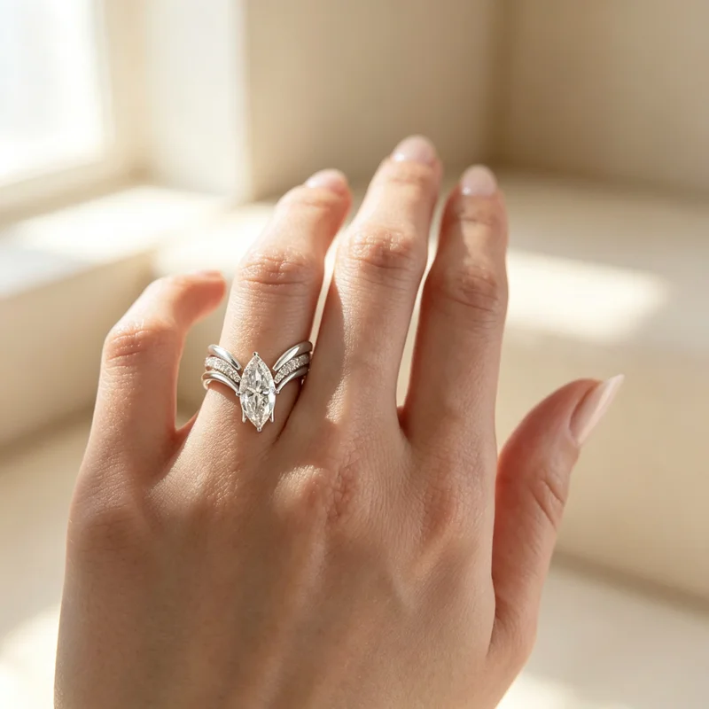 925 Sterling Silver New Fashion Inlaid Zirconia Exquisite Ring for Women Sparkling Wedding Party High Quality Fine Jewelry