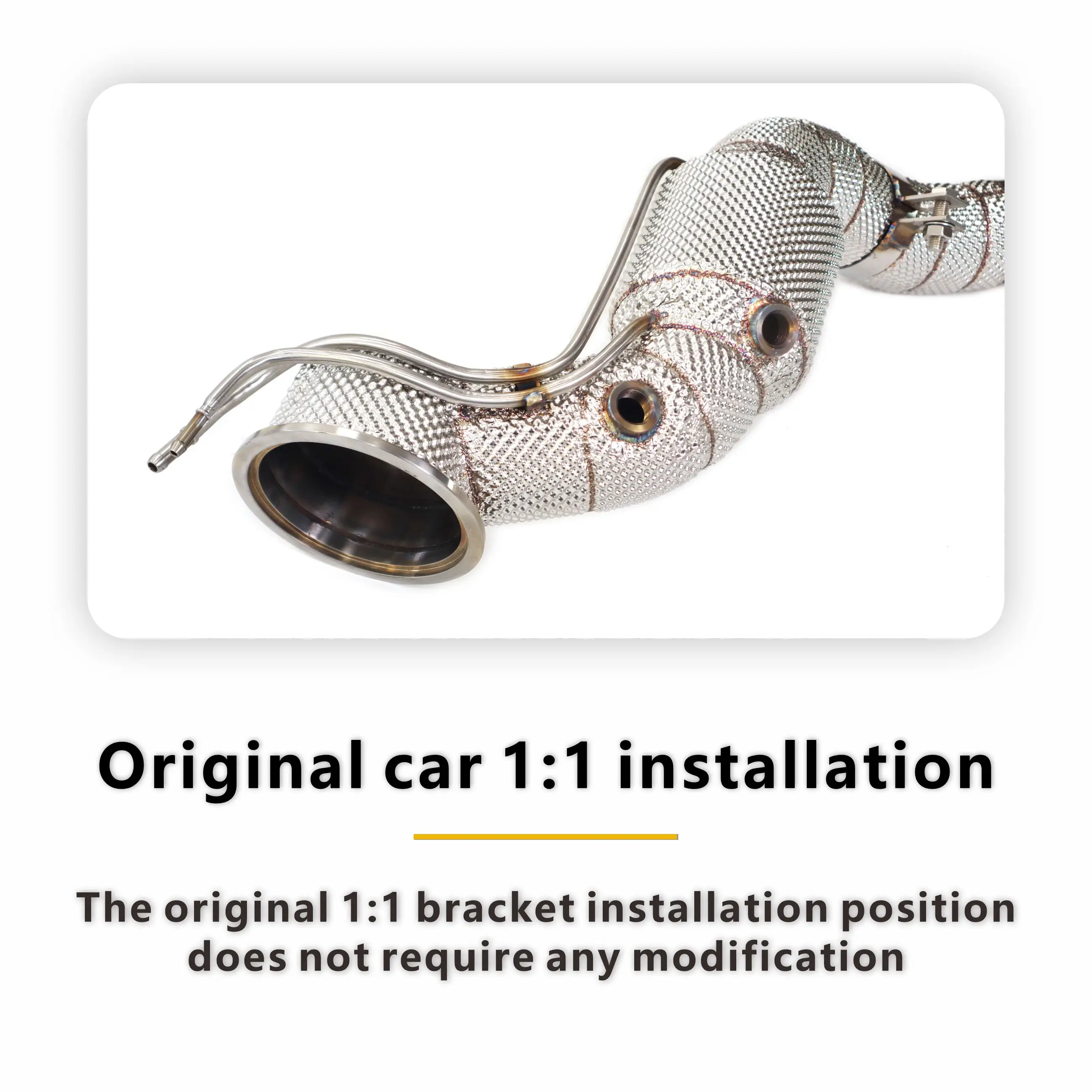 【معتمد على الأداء】أنبوب سفلي لأداء Ferari 812 6.5L V12 HMD مع درع حراري من التيتانيوم | حل حذف OPF/GPF | ماكس #3