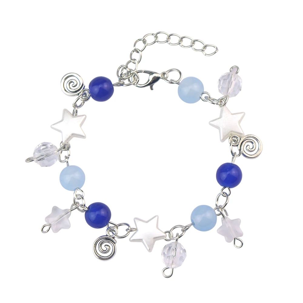 Y2K Hit Me Hard And Soft Album Inspiration Bracelet Handmade Stylish Aesthetics Star Blue Bangle Festival  Party Alloy Accessori