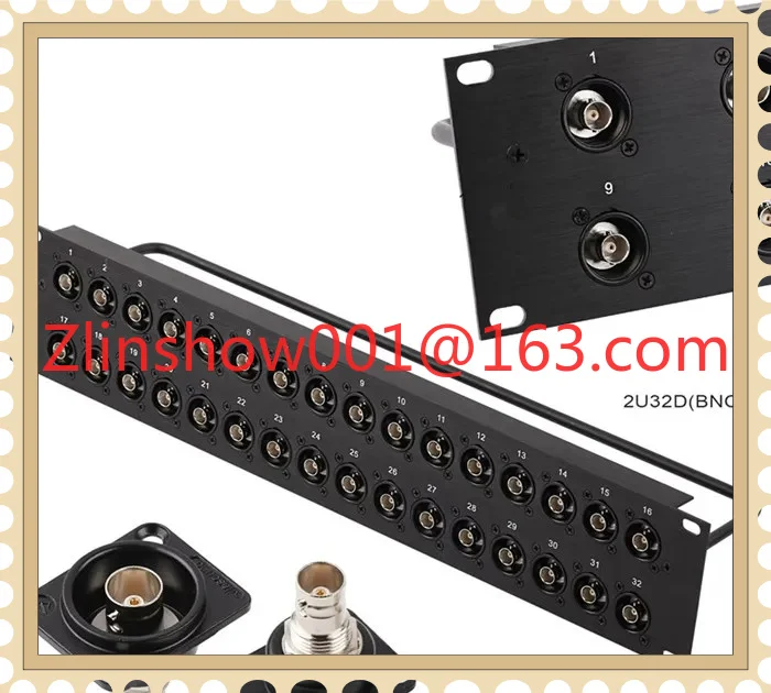 12G-SDI HD-SDI/3G-SDI BNC Patch Panel sound system 2U 16/24/32D BNC 12G 3G