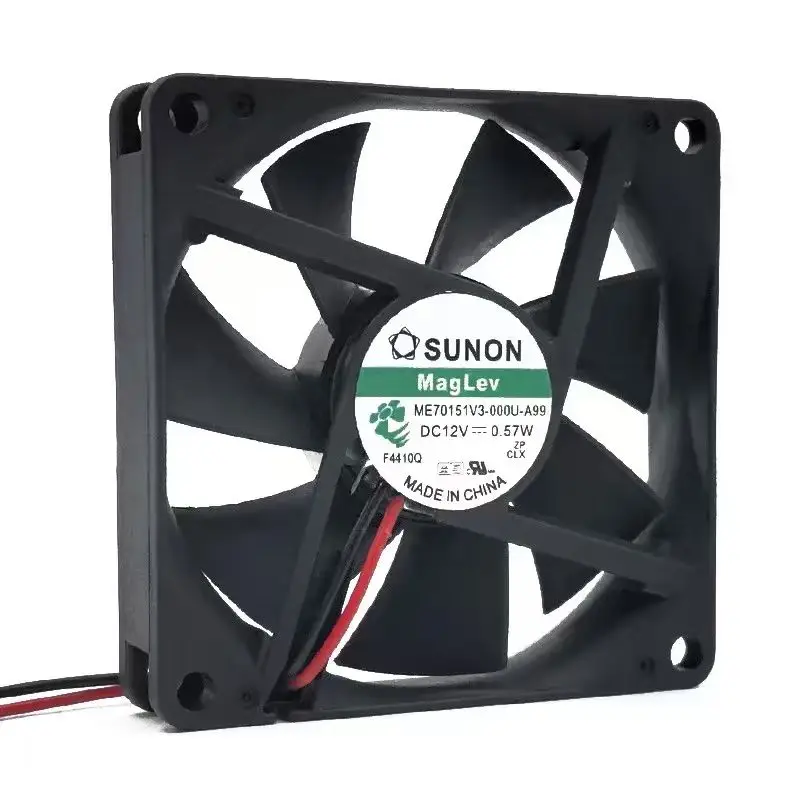 For SUNON ME70151V3-000U-A99 70mm 12V 0.57W Axial Cooling Fan, Vapo Bearin, And Industrial Applications