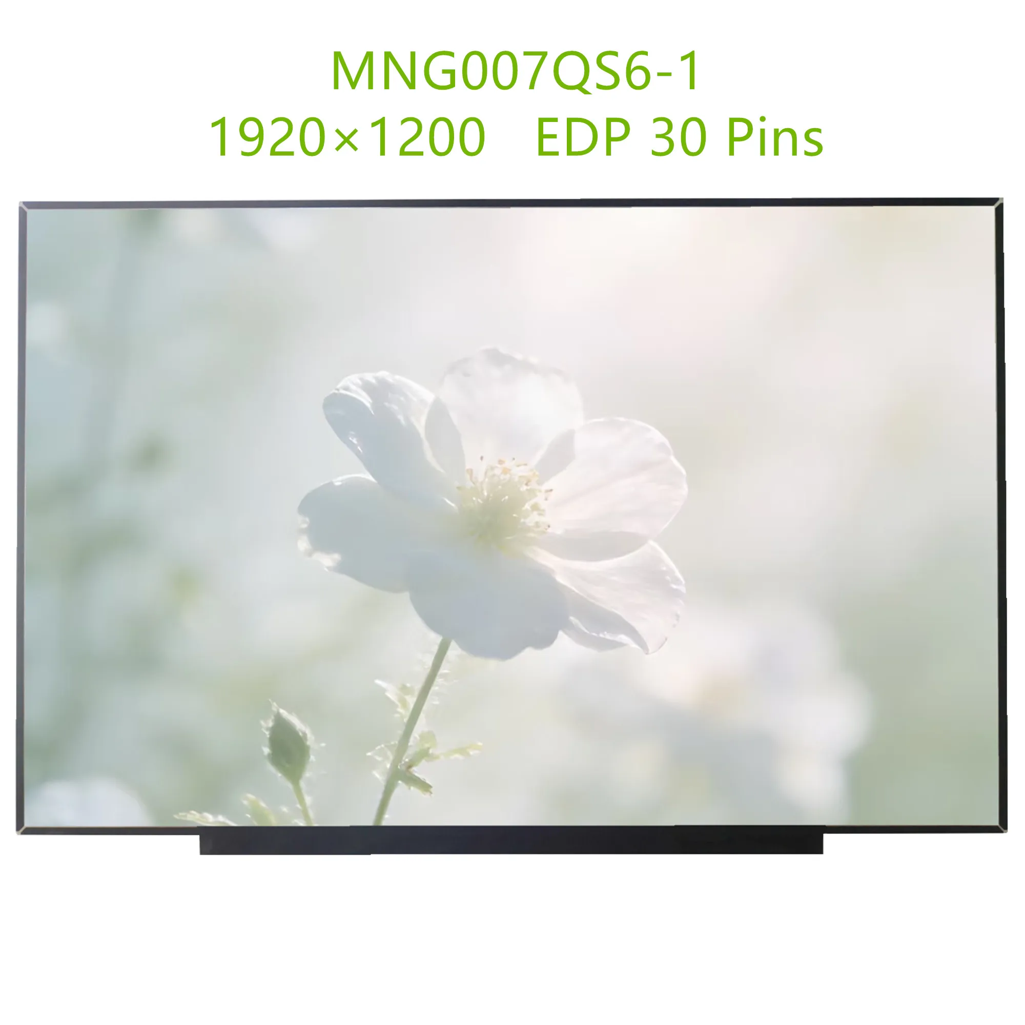 16,0'' MNG007QS6-1 Laptop LCD-Bildschirm-Display-Panel Matrix 1920×1200 EDP 30 Pins