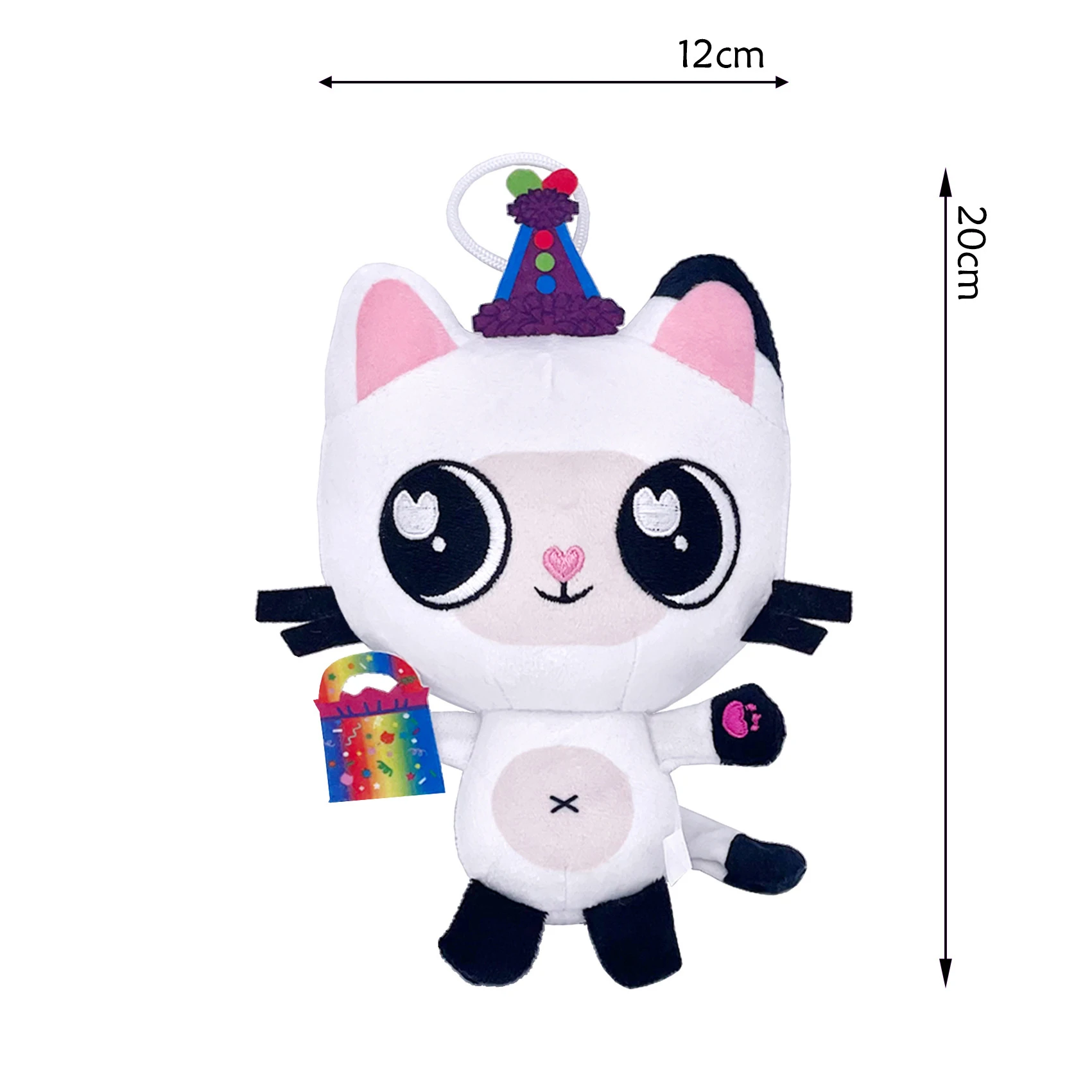 Nieuwe Gabby poppenhuis knuffel Gabby pop zeemeermin kat bruinharig meisje knuffeldier knuffel voor kind kerstcadeau ﻿