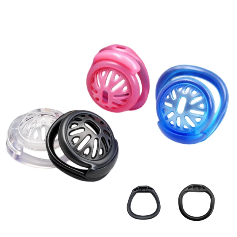 Erotic Hollow Male Chastity Cage with Reusable BDSM Bondage Cock Ring for Men SM Penis Game Invisible Wear Urethral Plug