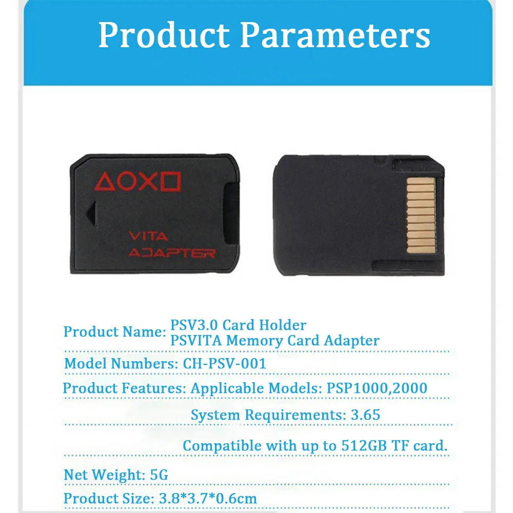 Для PSV2000 SD2 3,0, версия, новый игровой куб, держатель карты памяти, съемный адаптер TF, адаптер памяти, микрокарта, защитный чехол