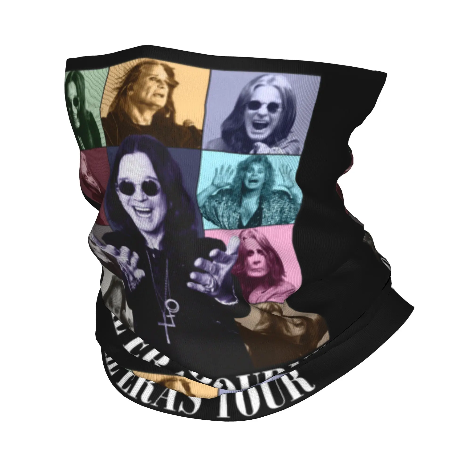 

Ozzy Osbourne, бандана в стиле хэви-метал, зимняя теплая повязка на шею, ветрозащитный шарф для лица для пеших прогулок, английская повязка на голову с гетрами
