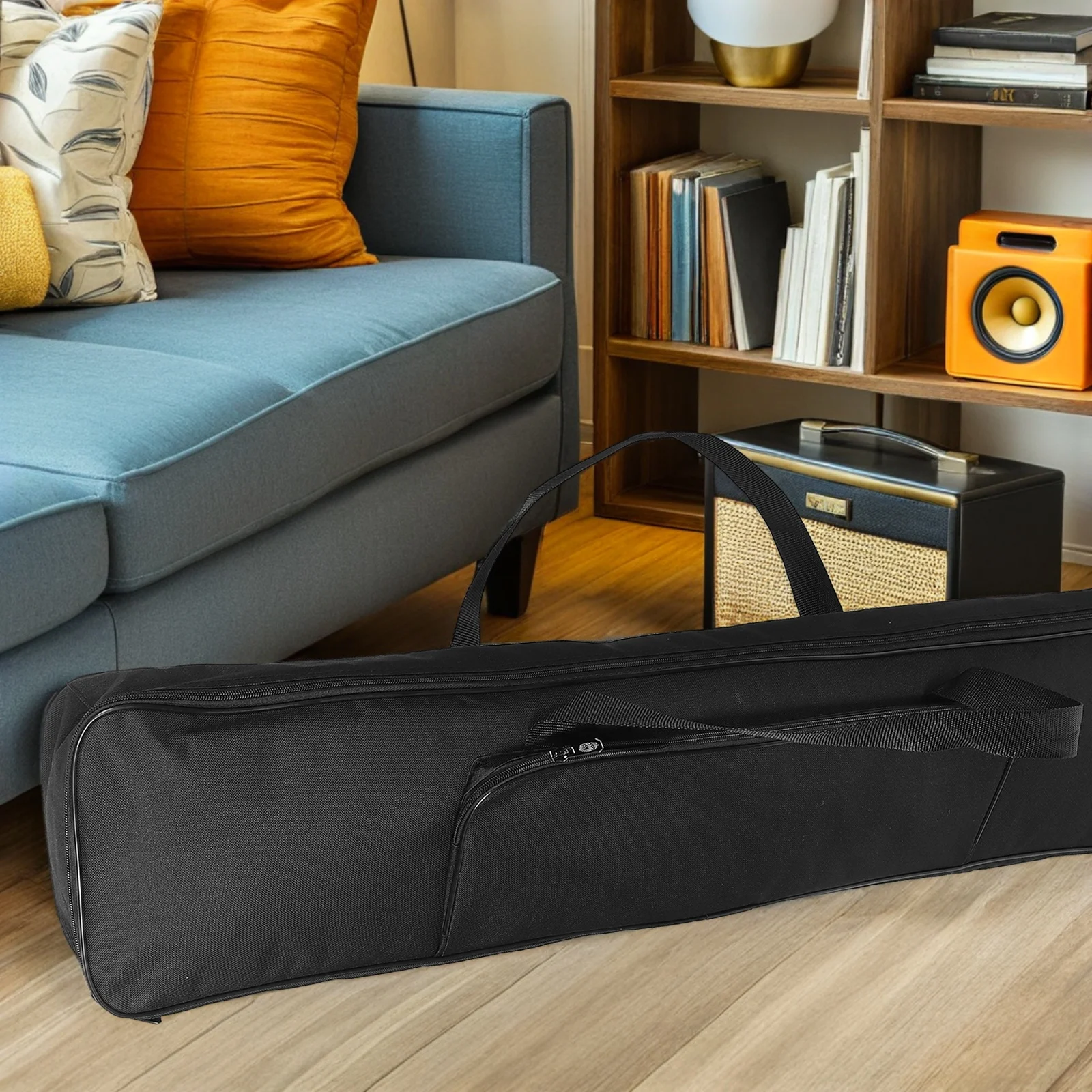 

Electric Piano Keyboard Bag Thickened Protective Travel Carry Case Compatible 61 Note Keyboards Portable Gig Bag