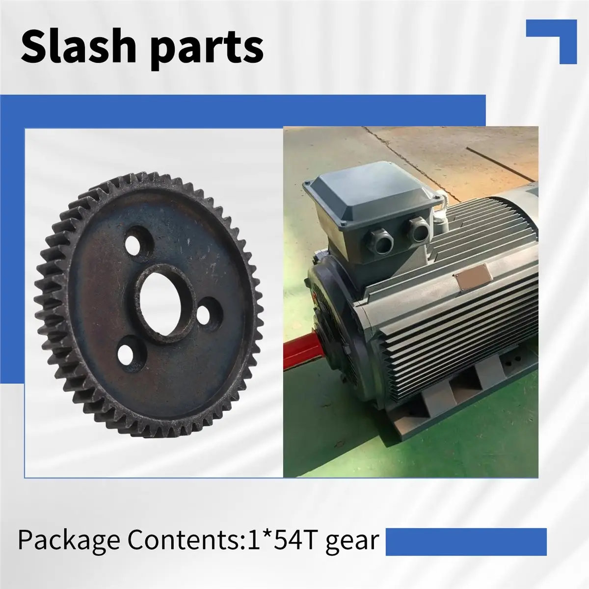 A48U Hardened Steel Metal Spur Gear 54T 32P 3956 for RC 1/10 Traxxas Slash 4X4 Stampede VXL Rustler E-Revo T-Maxx