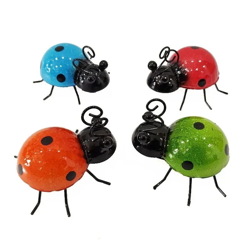 

Outdoor decoration, seven-star ladybugs, wrought iron ornaments, beetle toys, playground gardens, lawn gardens, children's toys