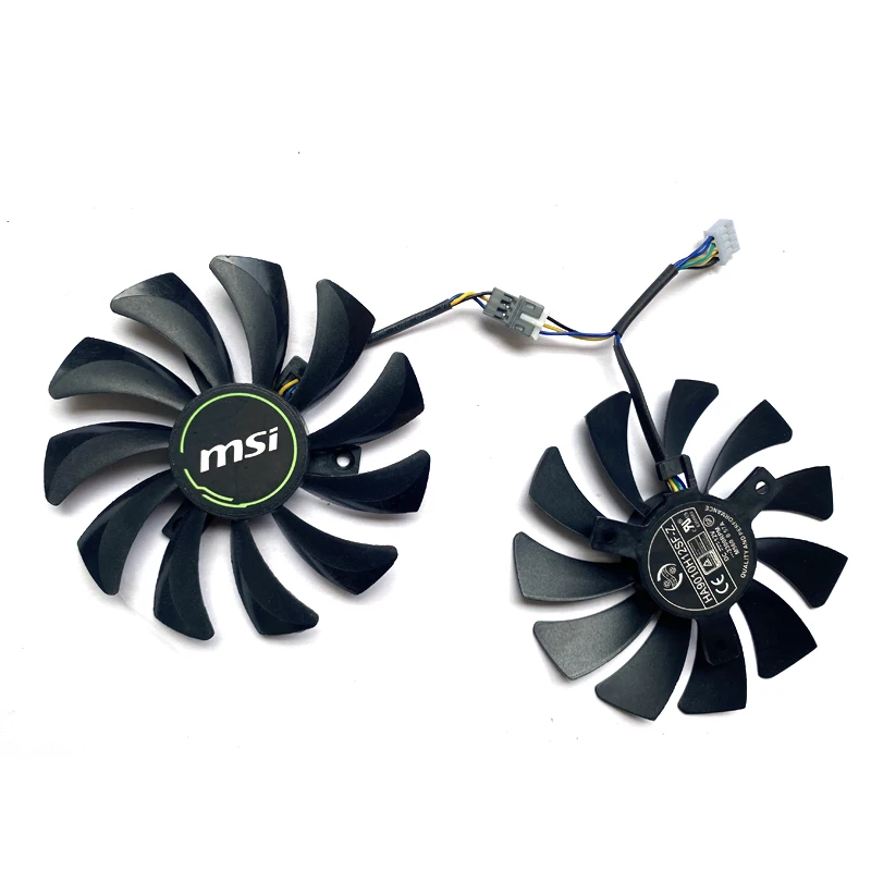 87MM dla MSI GeForce GTX 1660 1660Ti RTX 2060 SUPER VENTUS XS karta wideo wentylator RTX2060 GTX1660 GTX1600Ti GPU wentylator — zdjęcie 5