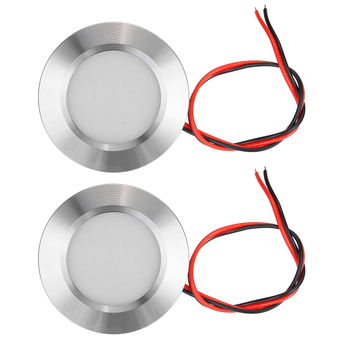 4/2/1PCS 12V LED Car Ceiling Dome Roof Light Interior Lamp Downlight For Camper Van Caravan Motorhome Boat RV