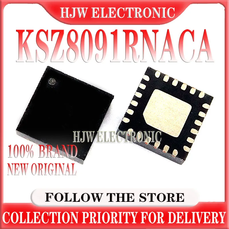 

10-100PCS/LOT KSZ8091RNACA -TR VQFN-24 New Original In Stock KSZ8091