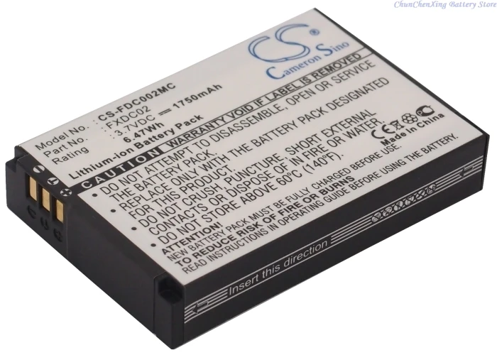

3.7V 1750mAh Camera Battery 72-011-00, FXDC02 for Drift HD Ghost, Ghost, Ghost S HD, Ghost S