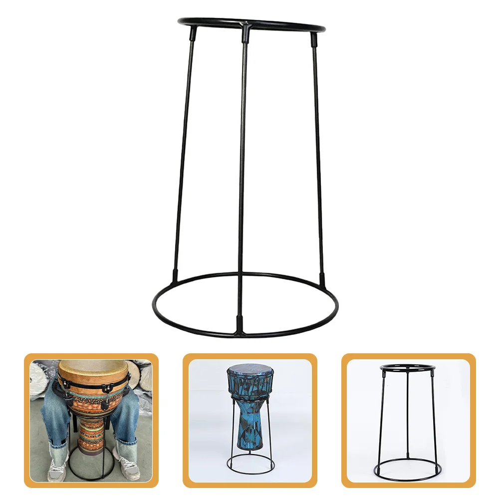 

African Drum Stand Metal Bracket For Percussion Instrument Portable Drum Holder Support Display Hardware Accessory