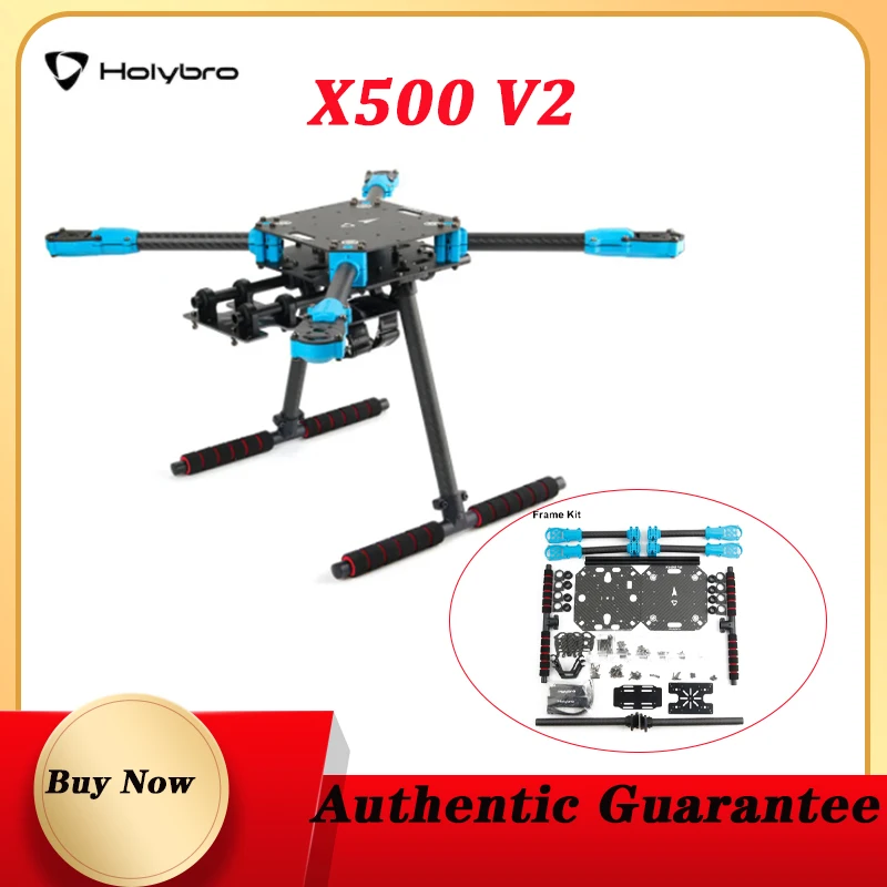 

HolyBro X500 V2 Frame Kit 500mm Wheelbase Carbon Fiber Frame Kit 2216 KV880 Motor 20A ESC 1045 Propeller XT30 XT60 PDB Combo