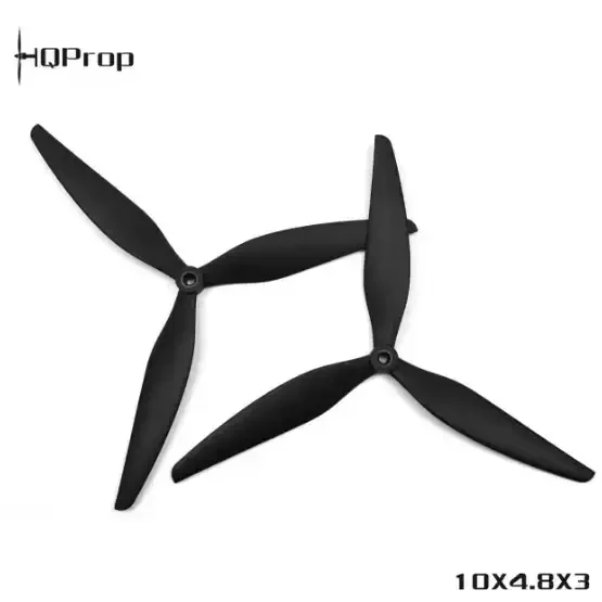 HQProp MQ10X4.8X3 10 Inch 3-Blade Glass Fiber Nylon Propeller CW CCW High Efficiency Long Range FPV Drone Blades
