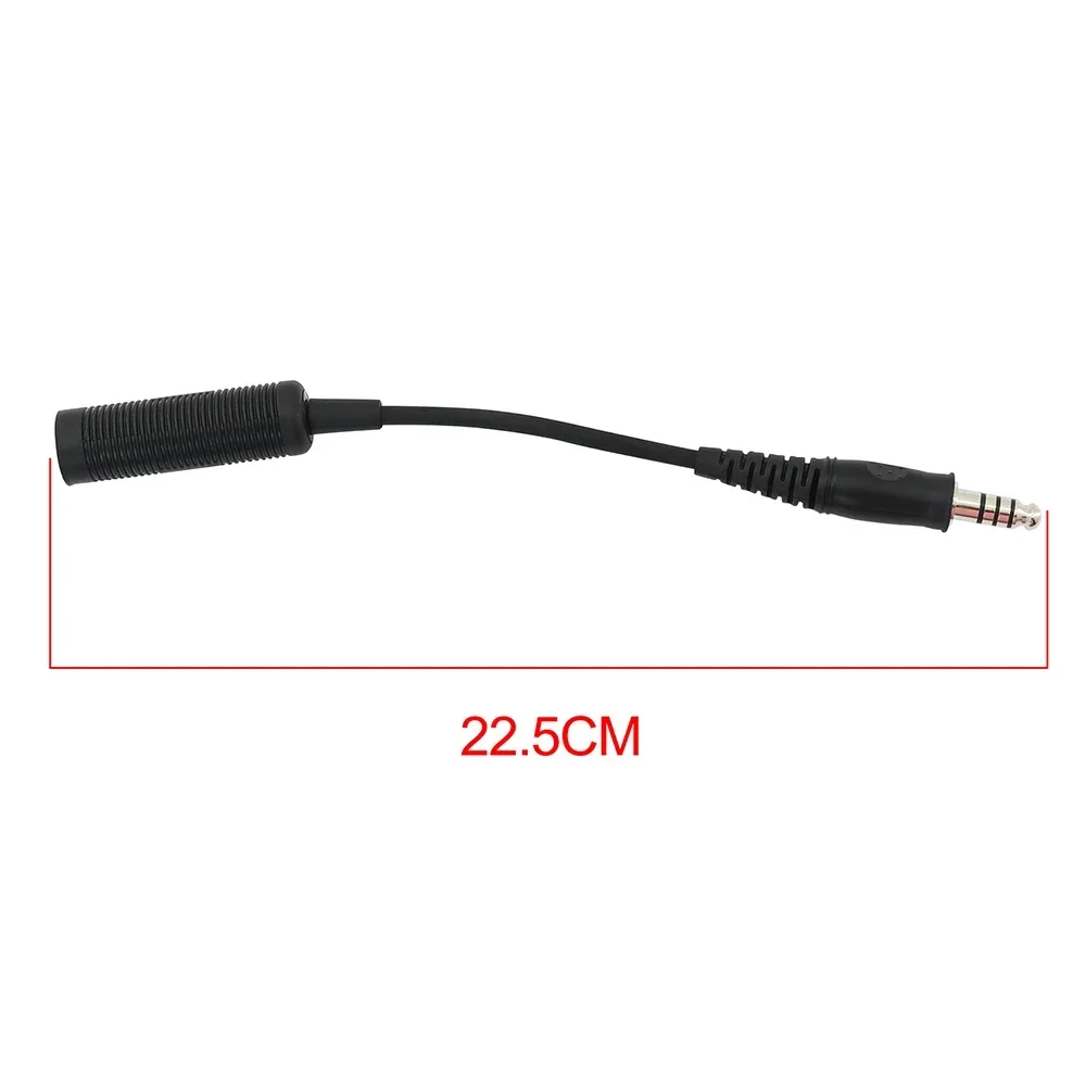 Adaptador táctico NATO de auriculares a cableado civil para radio