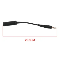 Adaptador táctico NATO de auriculares a cableado civil para radio