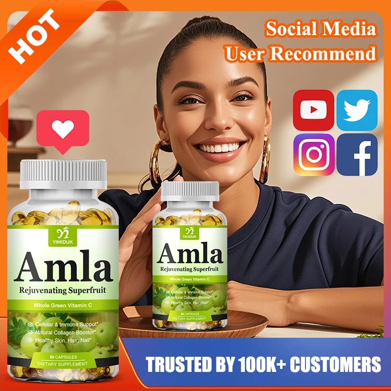 

Натуральная добавка Amla, помогает поддерживать здоровые уровня глюкозы, метаболическое баланс, антиоксидантная сила для иммунитета и здоровья кожи.