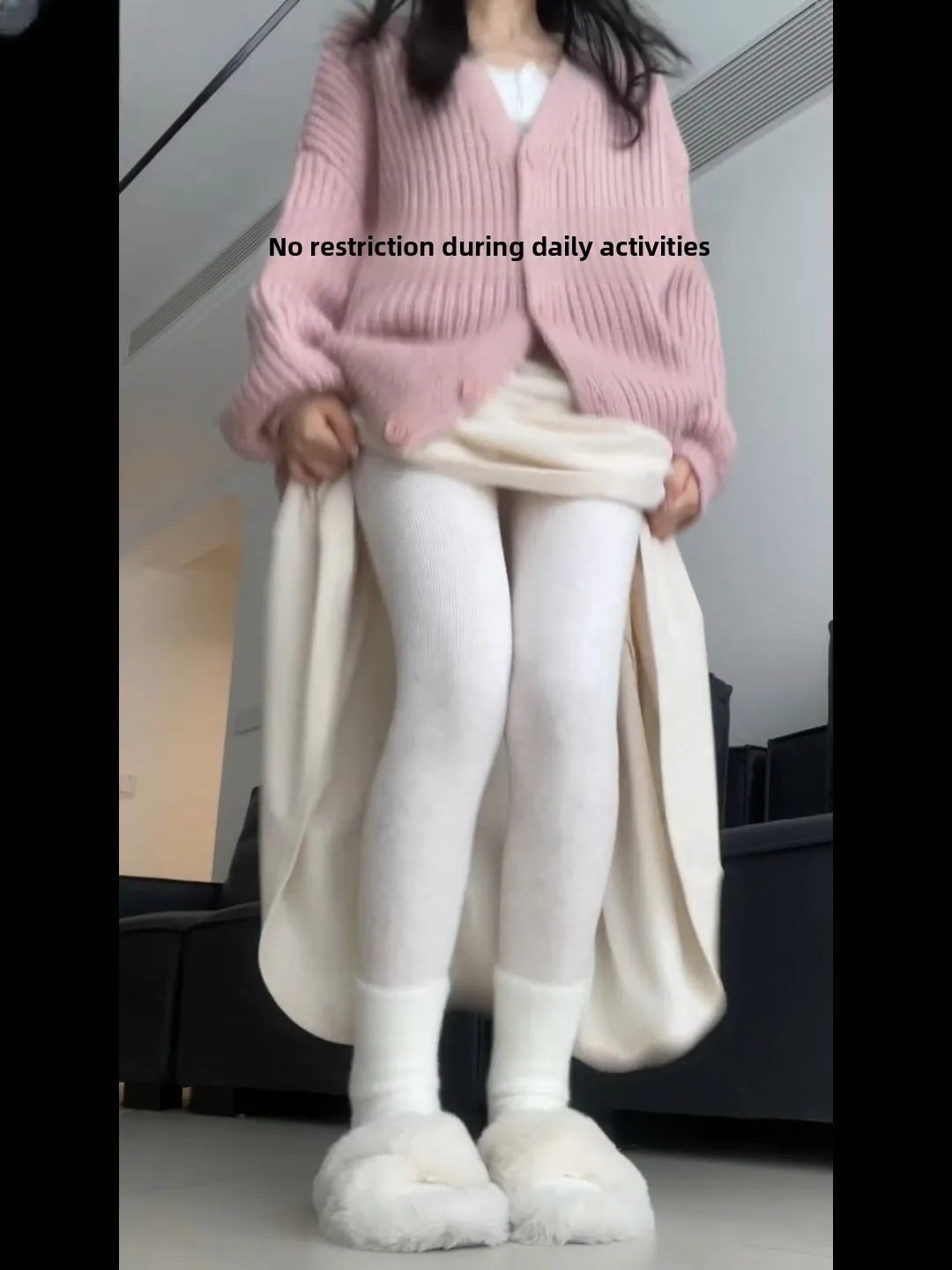 กางเกงเลกกิ้งผู้หญิงสไตล์เกาหลี โอเอล ทีเน็ด เอฟซี สำหรับฤดูใบไม้ร่วงและฤดูหนาว กางเกงขายาวรัดรูป อุ่นสบาย ใส่ได้ทุกโอกาส สไตล์ลำลอง