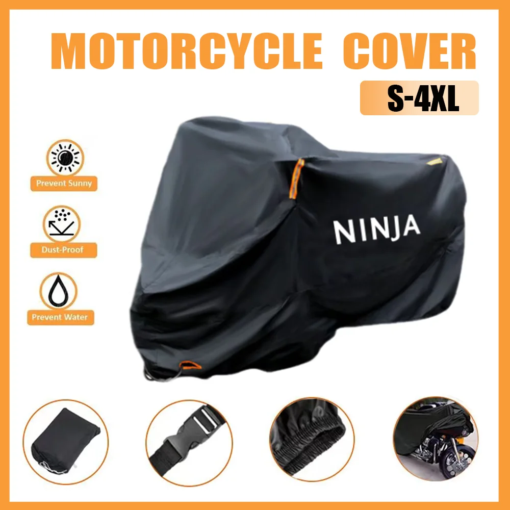 

Protector Cover Weather And Lightning Protection For Kawasaki Ninja 400 650 300 250 250R Ninja Rain Waterproof Cover