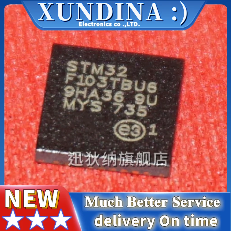 1PCS/LOT STM32F103TBU6 QFN36 new and original IC