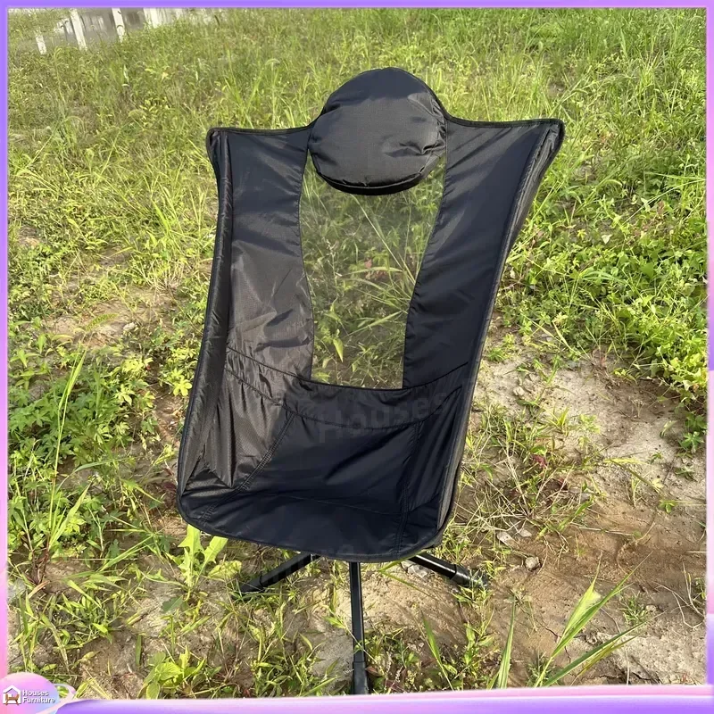 360 Degree Swivel Lightweight Aluminum Folding Chair Quick Open Portable Outdoor Camping Beach Fishing Modern Bedroom Seat