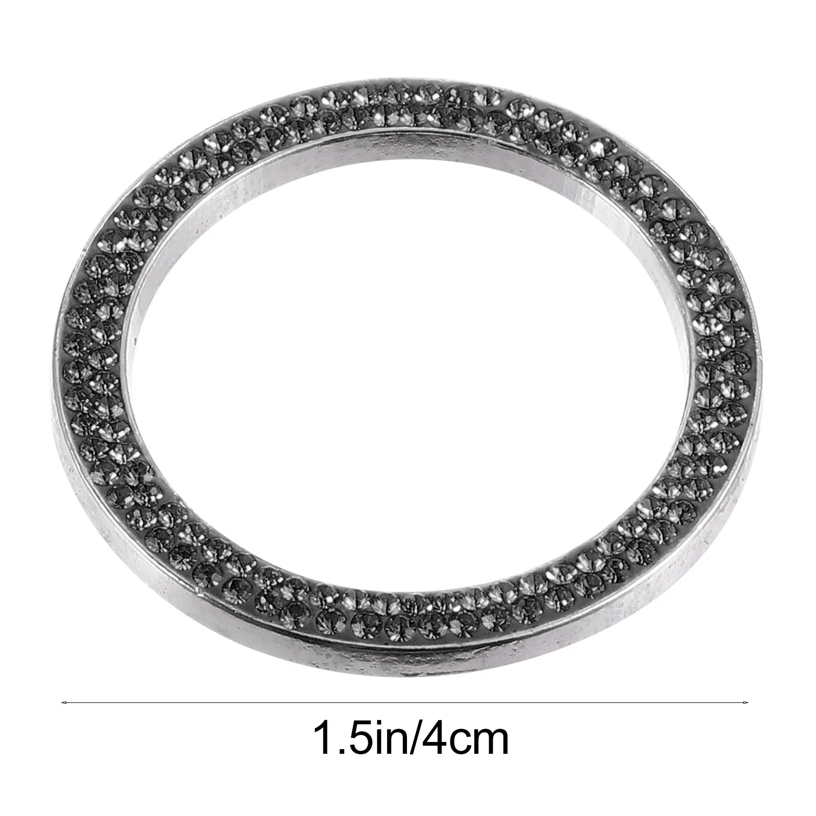 1Set Car Stem Caps Universal Rhinestone Tire Dust Caps Sparkling Starter Key Cover Luxury Auto Start Button Decoration