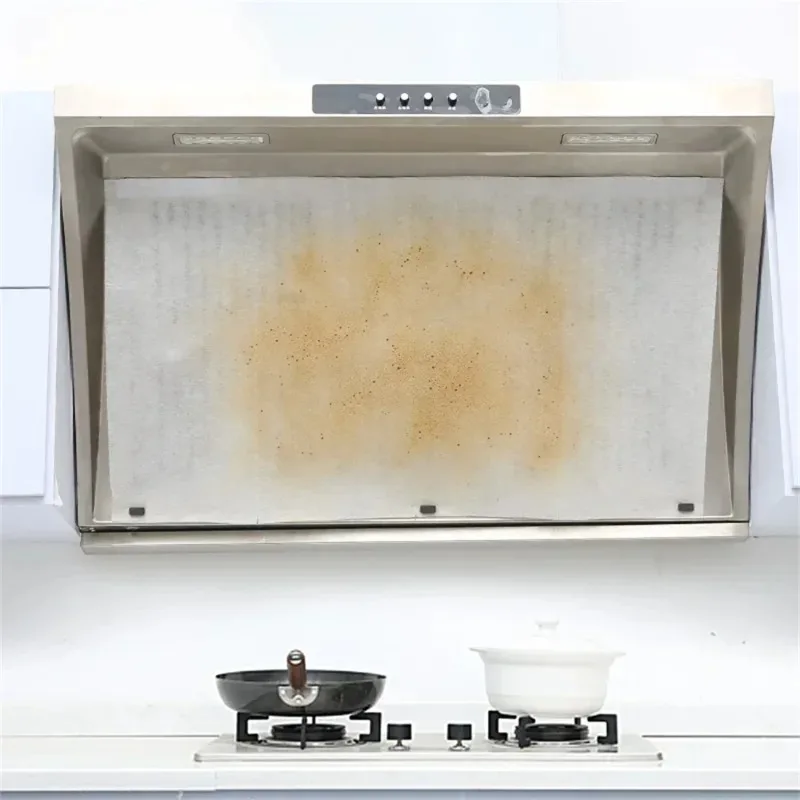 Universal Range Hood Filter Non Woven Oil Absorption Paper Durable Sticker