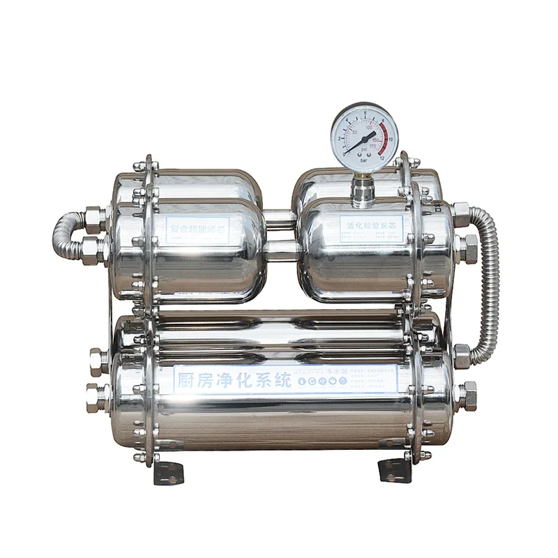 6 stages Stainless Steel Kitchen UF Membrane Drinking Water Filters Purifier 1000L Ultra Filtration Water System