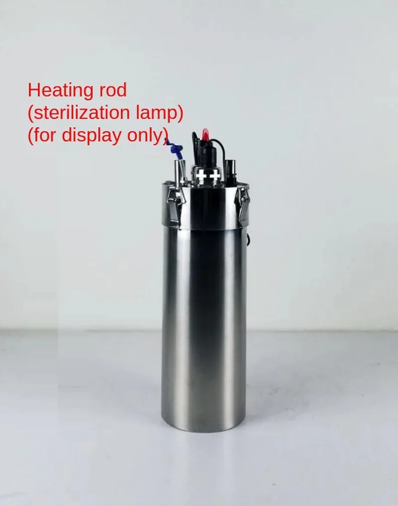 Aquarium CO2 Diffuser Stainless Steel Fish Tank Bubble Atomizer Reactor Carbon Dioxide External Diffuser Bucket