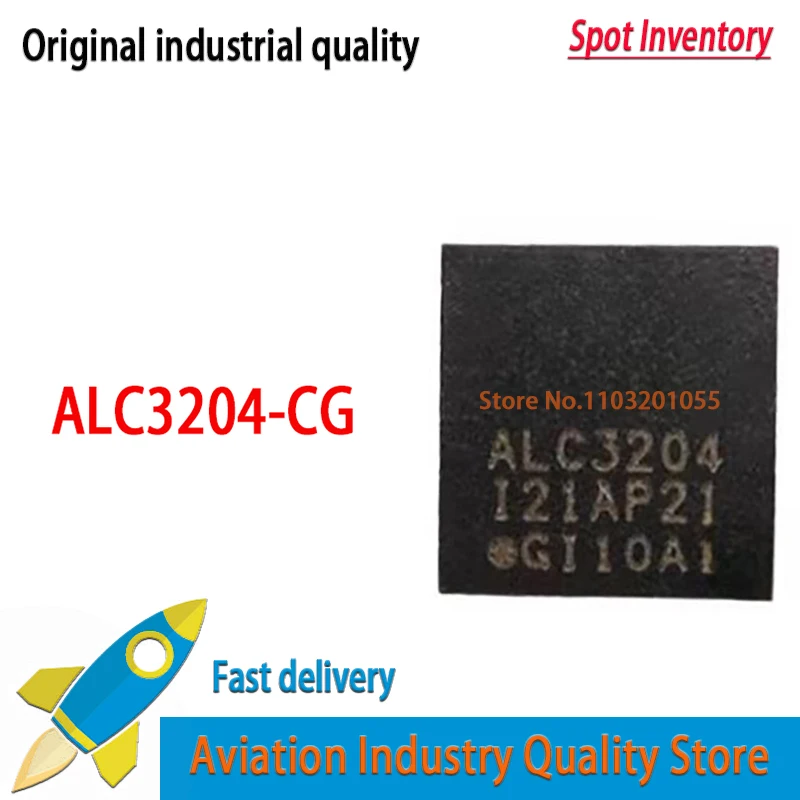 1~10PCs/lot 100% New ALC3204-CG ALC3204 ALC32O4 QFN 32  Original  In Stock