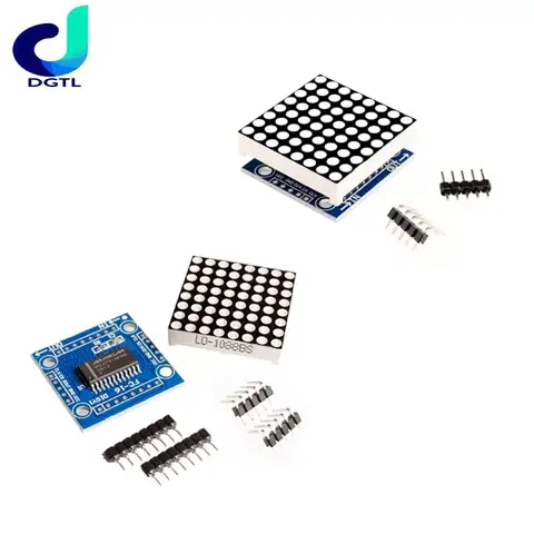 MAX7219 도트 매트릭스 모듈 마이크로 컨트롤러 모듈 DIY KIT
