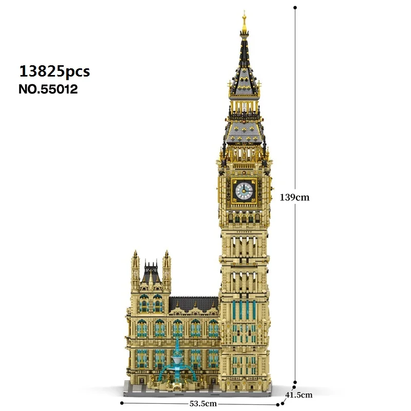 IN STOCK Toys for Boys Christmas Gift Toys Reobrix 55012 MOC UK Big Ben Building Blocks Bricks Assembling Model Construction
