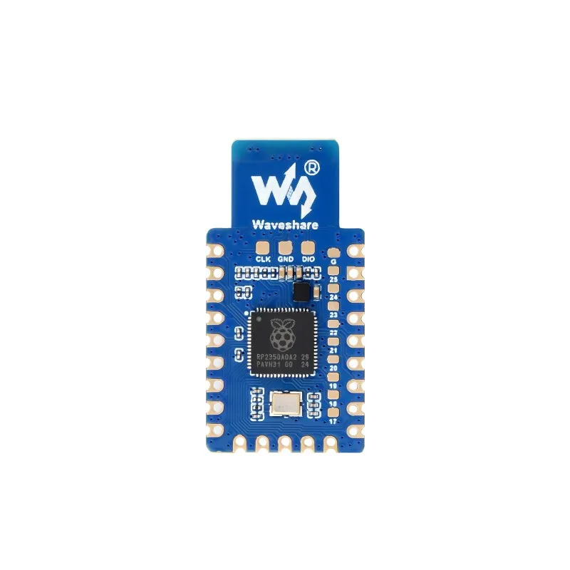 Waveshare RP2350-One, Onboard PCB Type-A Plug, 4MB Flash MCU Board Based On Raspberry Pi RP2350A Dual-core & Dual-architecture M