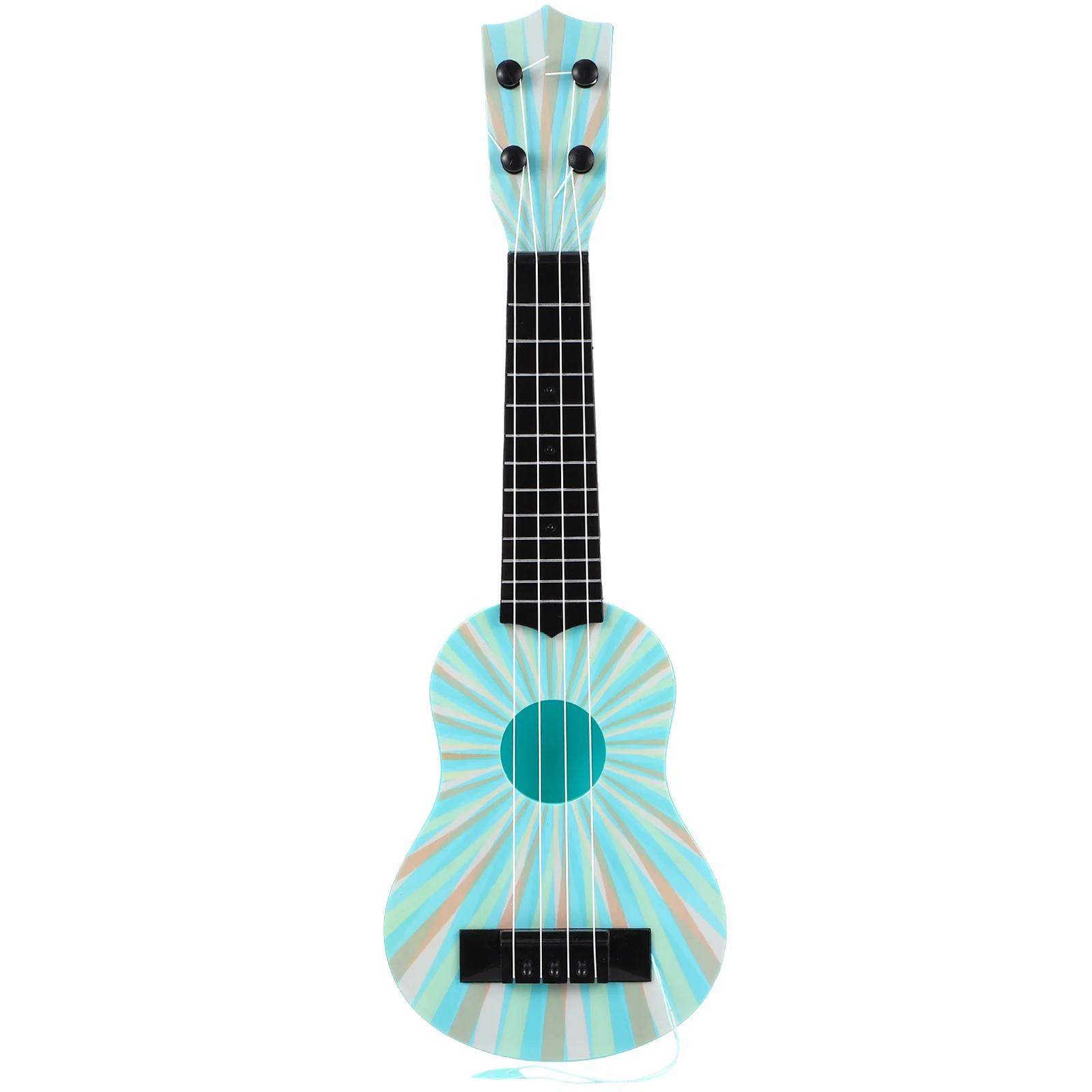 Chitarra per bambini in plastica Simulazione Ukulele Bambini Apprendimento musicale Strumento per l'educazione precoce Regalo decorativo Chitarra per bambini