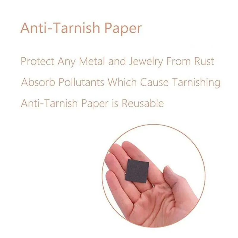 Jewelry Accessories 10 Pcs Jewelry Anti-tarnish Paper Tab Strips for Protection