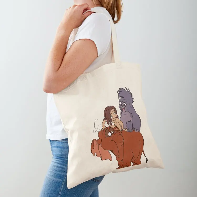 Tarzan sticker Tote Bag Eco bag Big bag women personalized tote