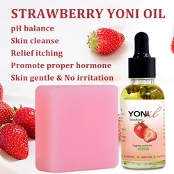 Handmade Kojic Acid Yoni Soap And Oil Body Intimate Whitening Vaginal Itching Odor Relief Ph Balance Anti Infection For Women