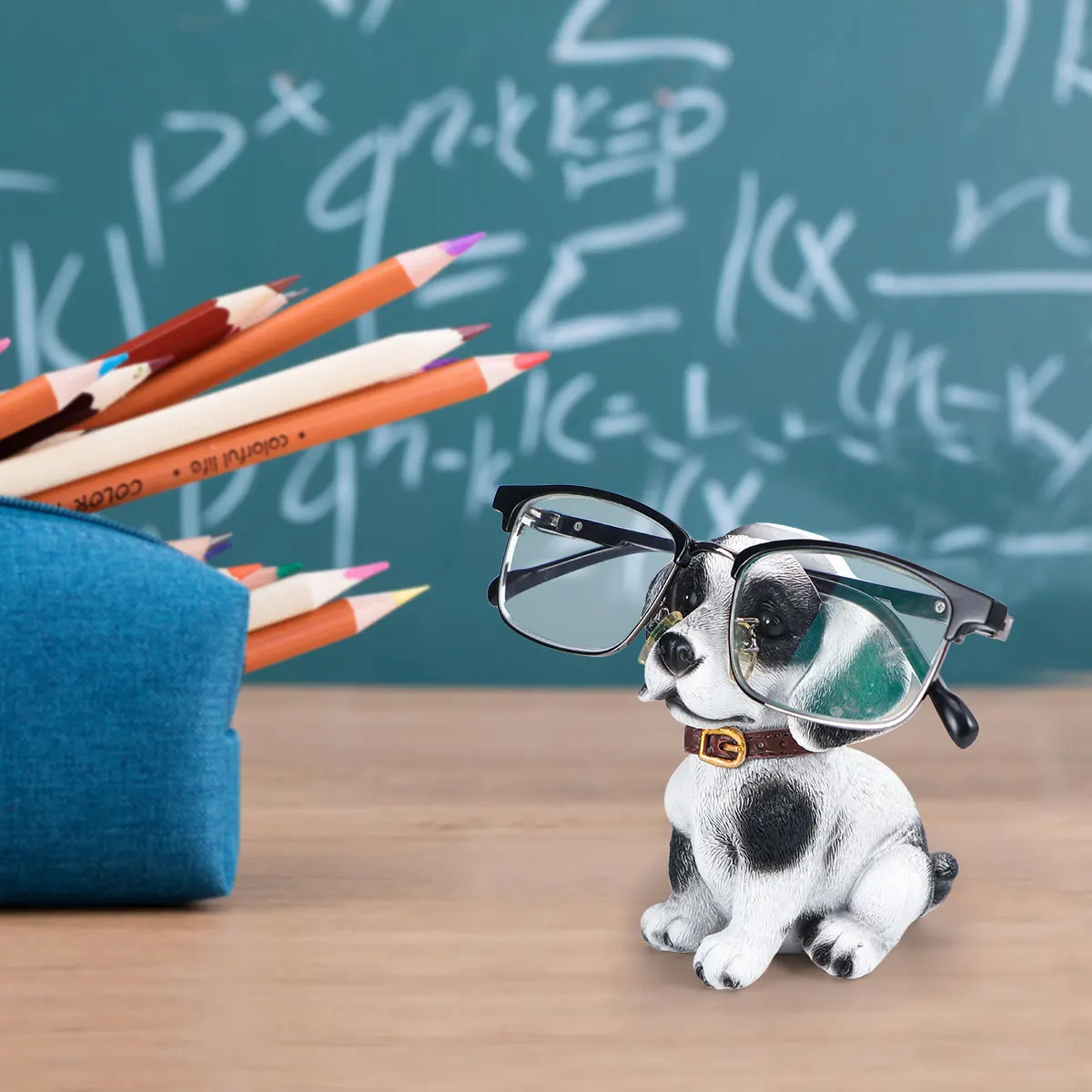 

1Pcs Resin Glasses Display Shelf Cute Puppy Design Lightweight Glasses Storage Holder Tabletop Decoration