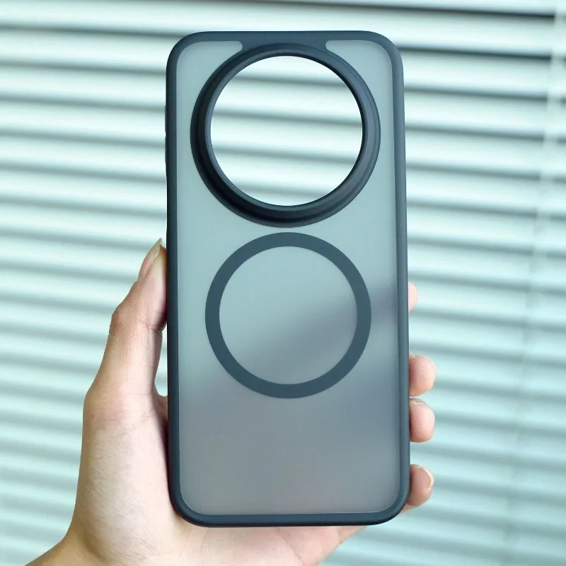 Funda para Huawei Mate 80 Pro, elegante, de Color sólido, magnética, esmerilada, de silicona y acrílico, Funda a prueba de golpes para Mate80 Pro