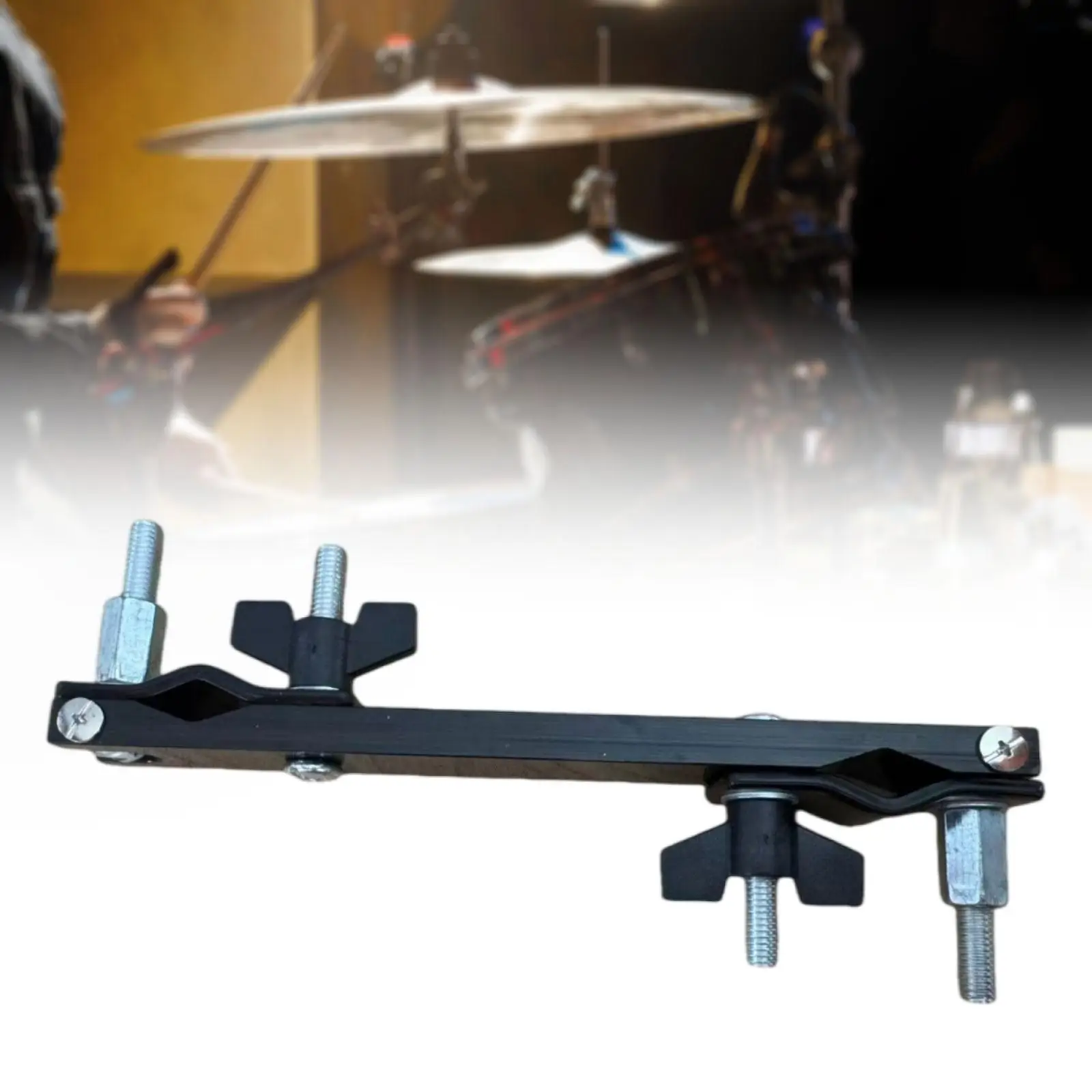 

Adjustable Drum Extension Clamp Percussion Clamp Holder Zinc Alloy for Drum Kit Practice Pad Installation