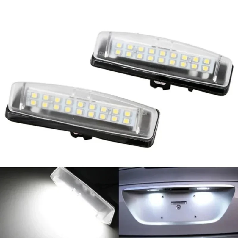2pcs For Toyota Camry 40 V40 XV40 2006-2011 Aurion XV40 Echo 4D Prius 2000-2003 LED License Plate Lamps Car Rear Tail light view 6