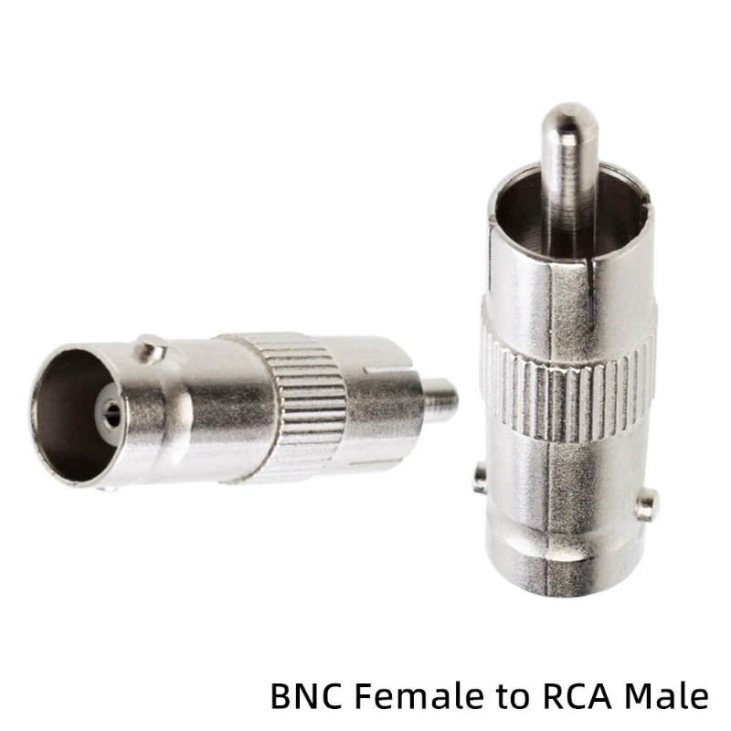 RCA ذكر إلى موصل محول أنثى BNC ، RCA F إلى RCA M