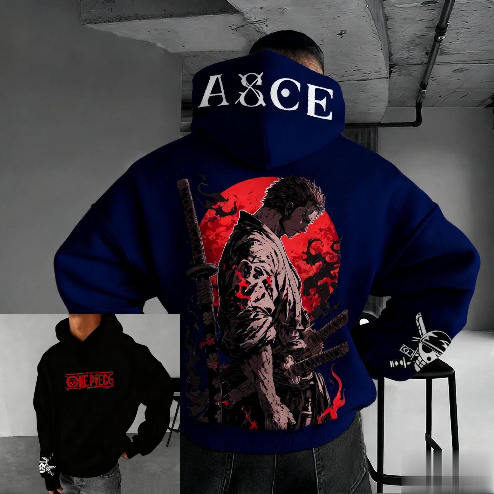 قطعة واحدة زورو 2026 جديد حار أنيمي طباعة هوديي المرأة الجديدة ربيع الخريف عادية تأثيري سترة البلوز البلوز بلوزات على الموضة #4