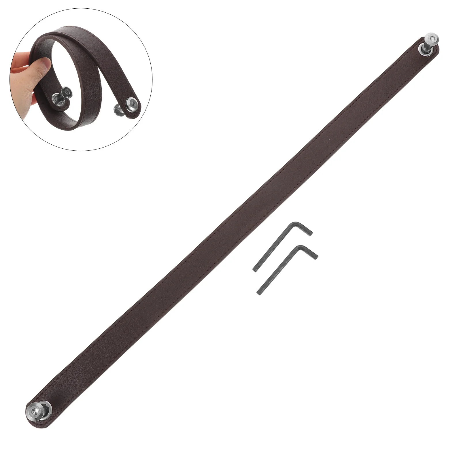 

1 set 1 Setreplacement Handle Strap Pu Wooden Bucket Strong Strap For Foot Spa Tub Soak Barrel Heavy Duty Carry Handle