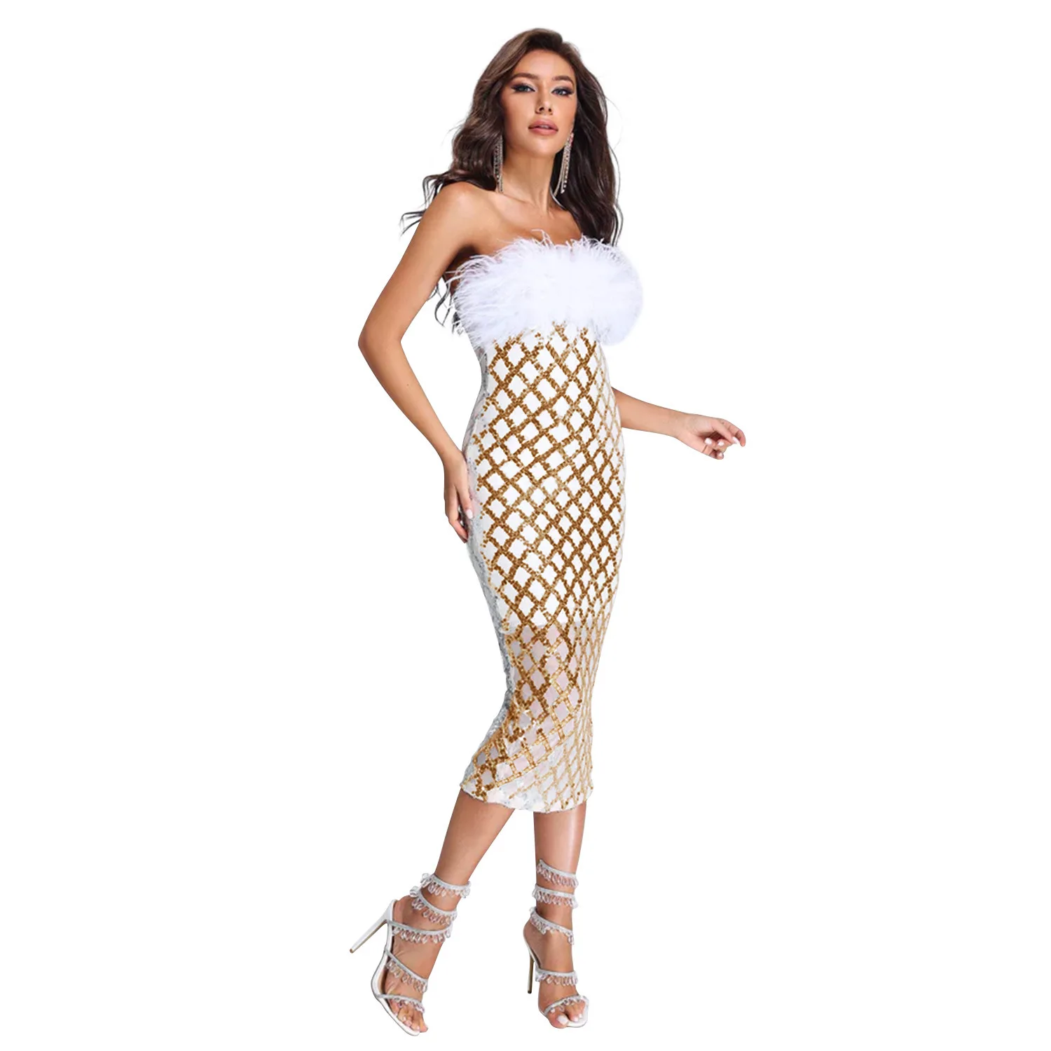 

Африканское платье Дашики для женщин, летняя мода 2026, без рукавов, из полиэстера, черное, золотое, серебряное, облегающее, миди, африканская одежда