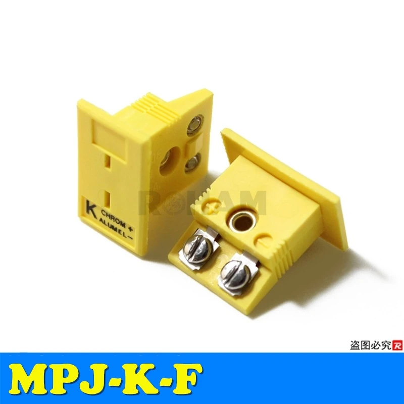 1 قطعة MPJ-K/J/T/R/E/N/C/U-F الحرارية المقبس ولوحة جبل التعويض سلك موصل #2